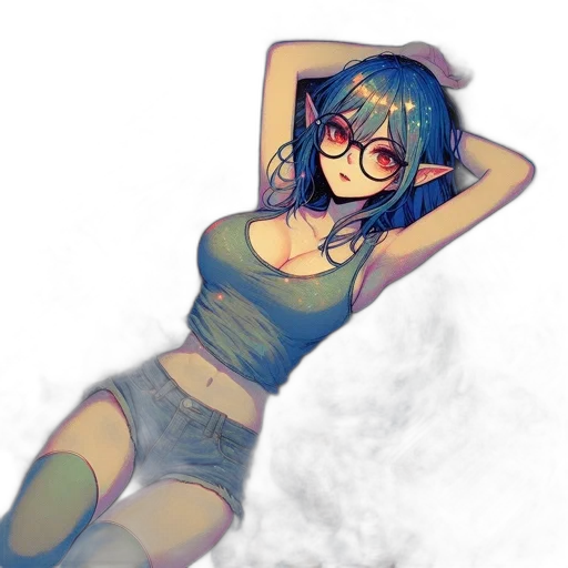 dress, robot, staff, weapon transparent PNG cut-out