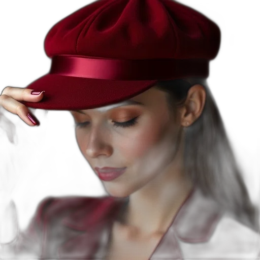 hat, face, staff, jewelry transparent PNG cut-out