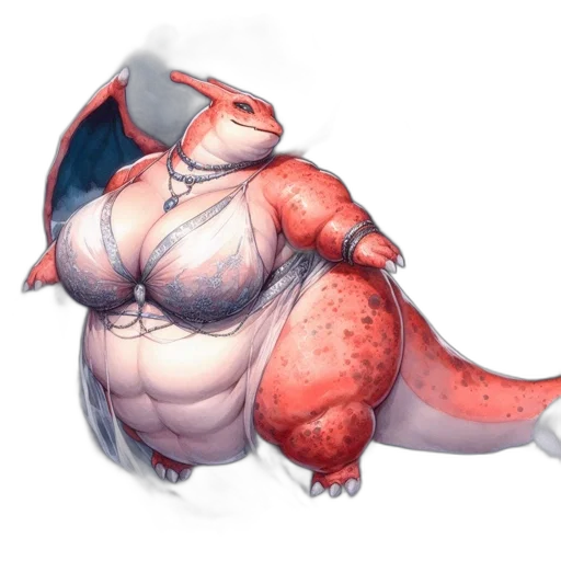 dragon, creature, animal, dress transparent PNG cut-out
