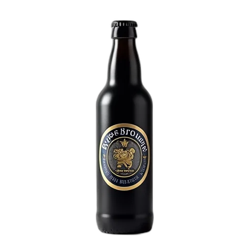 bottle, black, water, circular transparent PNG cut-out