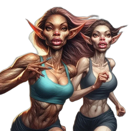 concept art, comic book art, fantasy art, photorealistic transparent PNG cut-out