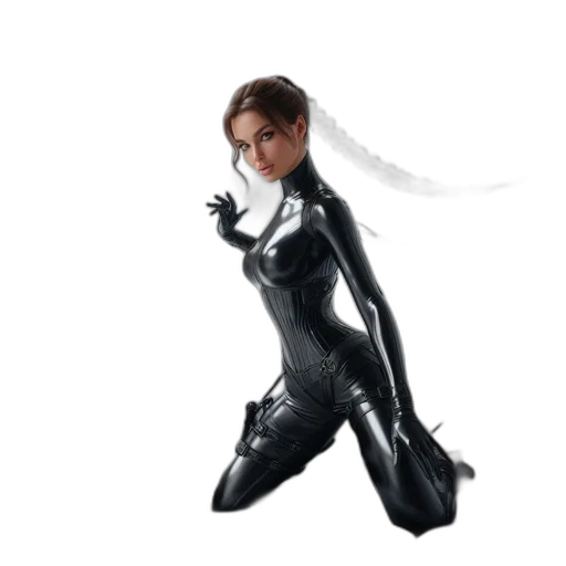 staff, robot, concept art, 3d render transparent PNG cut-out