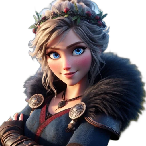 crown, face, dragon, staff transparent PNG cut-out