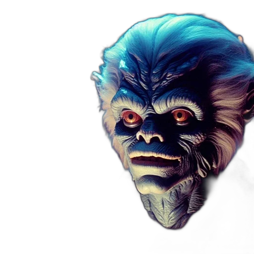 mask, face, creature, staff transparent PNG cut-out
