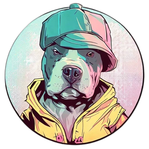 hat, jacket, animal, face transparent PNG cut-out