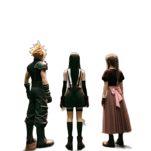 dress, concept art, 3d render, pixel art transparent PNG cut-out
