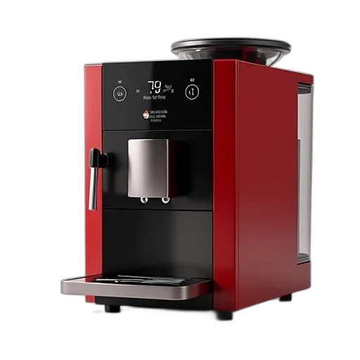 3d render, red, black, modern transparent PNG cut-out