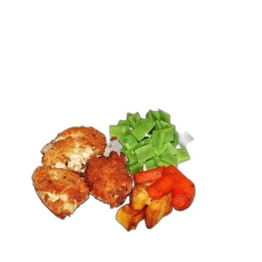 food, photorealistic, 3d render, plate transparent PNG cut-out