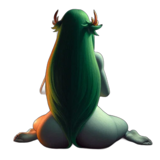creature, crown, hair, animal transparent PNG cut-out