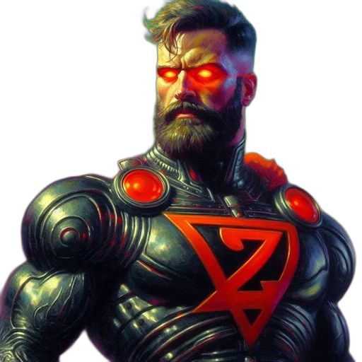 face, comic book art, concept art, cyberpunk transparent PNG cut-out