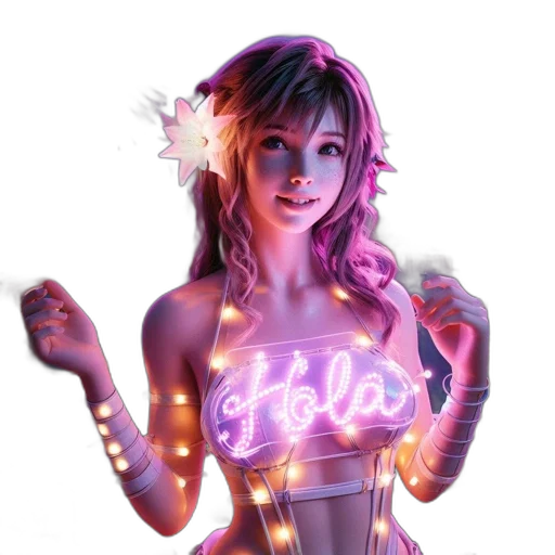 dress, robot, cyberpunk, concept art transparent PNG cut-out