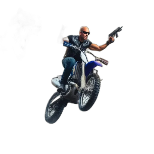 weapon, car, animal, jacket transparent PNG cut-out