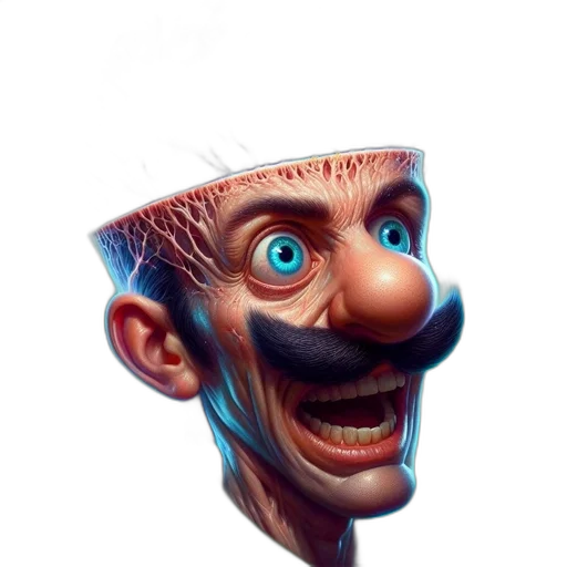 face, mask, creature, hat transparent PNG cut-out