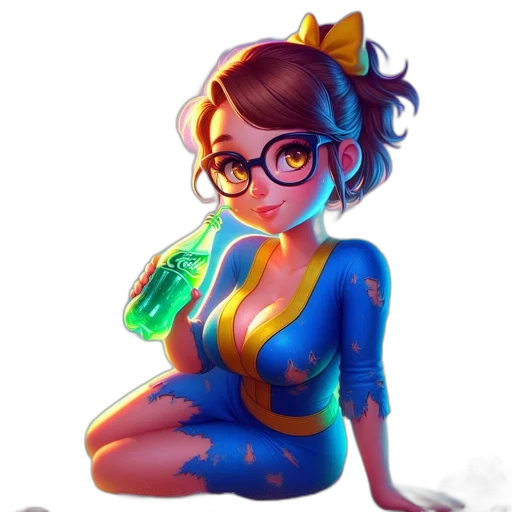dress, bottle, crown, fantasy art transparent PNG cut-out