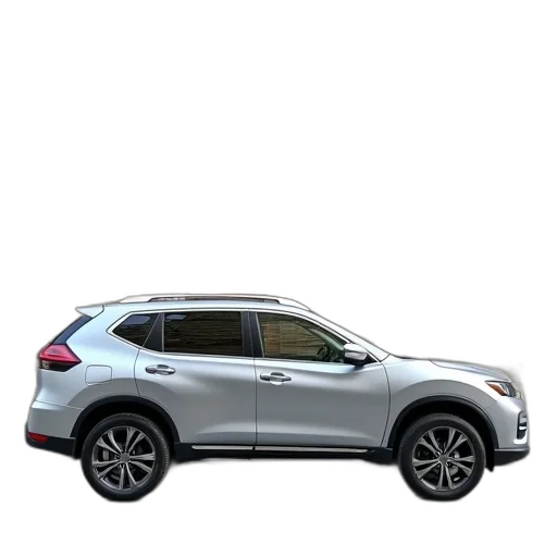 car, 3d render, silver, suv transparent PNG cut-out