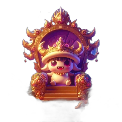 crown, hat, staff, furniture transparent PNG cut-out