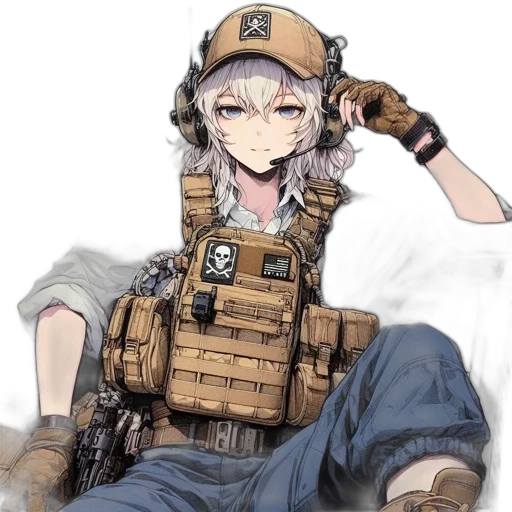 weapon, staff, animal, jacket transparent PNG cut-out