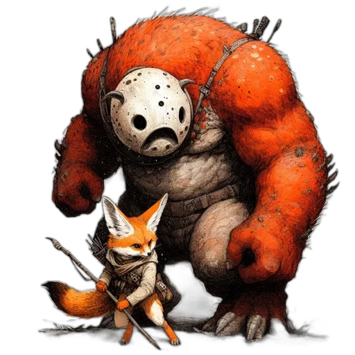 creature, mask, animal, robot transparent PNG cut-out
