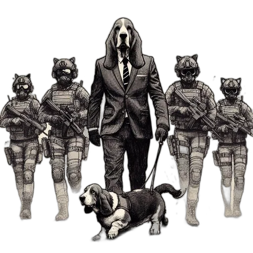 animal, mask, concept art, comic book art transparent PNG cut-out