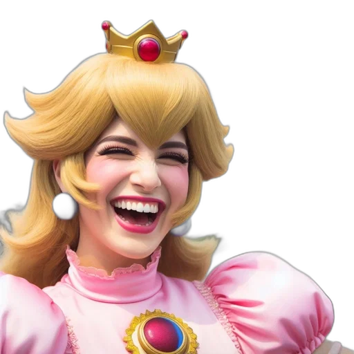 crown, face, 3d render, concept art transparent PNG cut-out