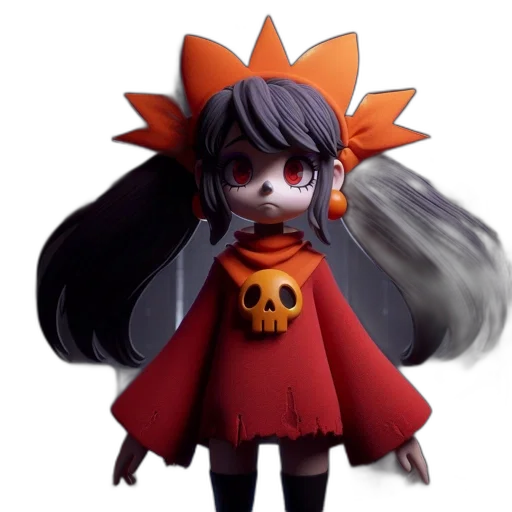 mask, creature, staff, face transparent PNG cut-out