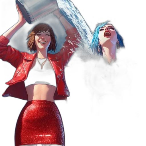 jacket, concept art, comic book art, cyberpunk transparent PNG cut-out