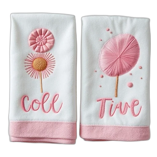 pastel, baby, towels, various transparent PNG cut-out
