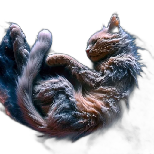 dragon, animal, creature, hair transparent PNG cut-out