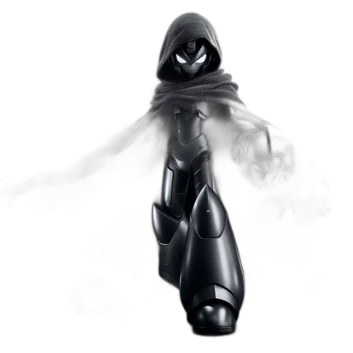 mask, robot, weapon, jacket transparent PNG cut-out