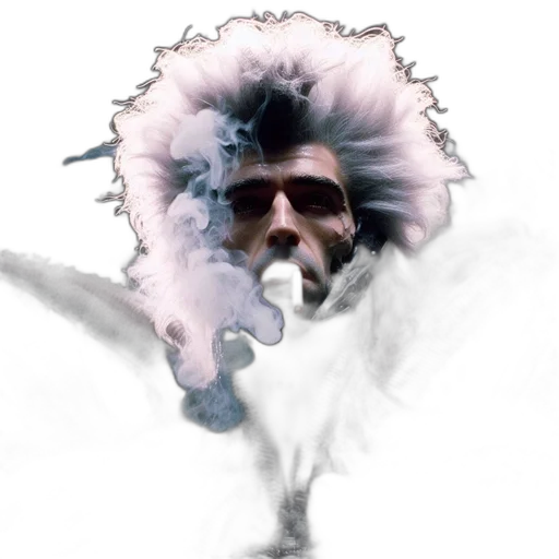 dragon, face, hair, mask transparent PNG cut-out