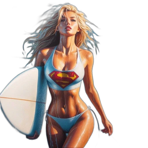comic book art, concept art, fantasy art, photorealistic transparent PNG cut-out