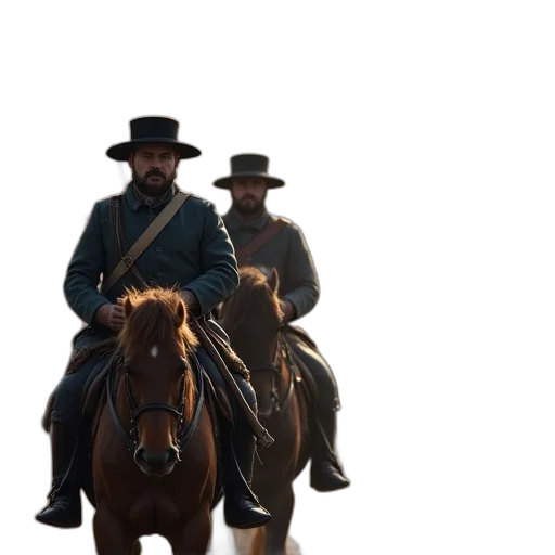 hat, staff, weapon, jacket transparent PNG cut-out