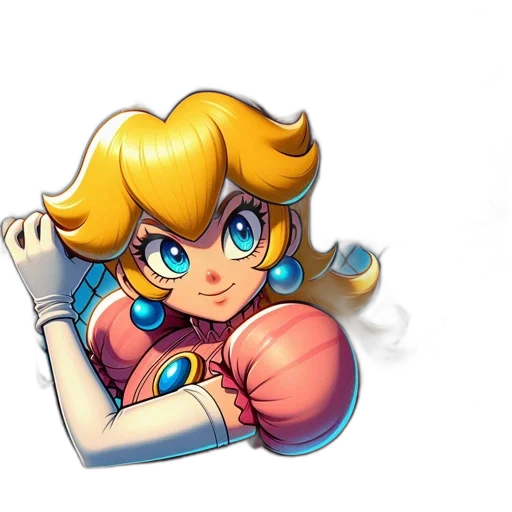 weapon, staff, crown, dress transparent PNG cut-out