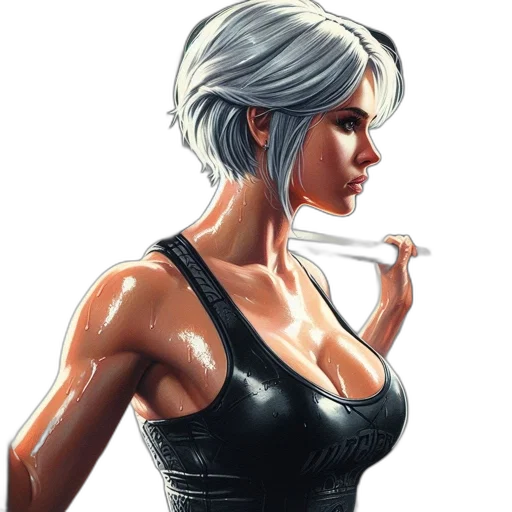 weapon, face, dress, jacket transparent PNG cut-out