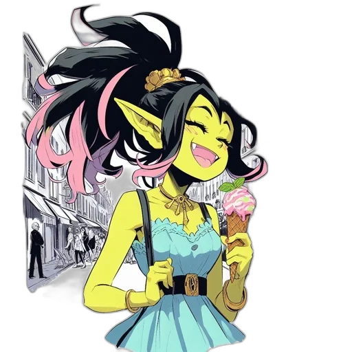 mask, creature, staff, cartoon transparent PNG cut-out