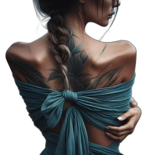 dress, jewelry, dragon, mask transparent PNG cut-out