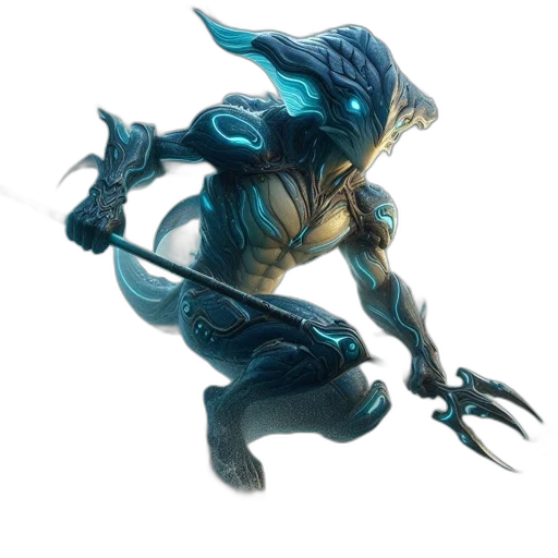 dragon, sword, staff, creature transparent PNG cut-out