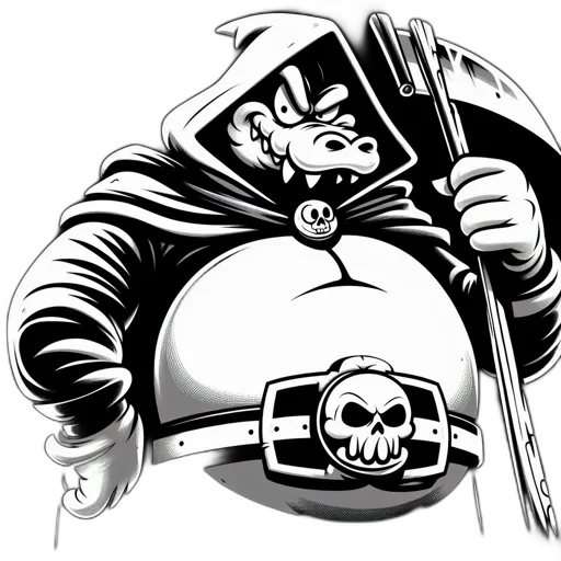 staff, concept art, comic book art, cartoon transparent PNG cut-out