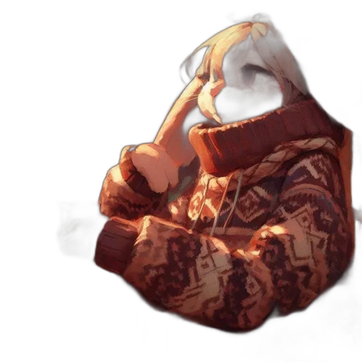 mask, jacket, jewelry, face transparent PNG cut-out