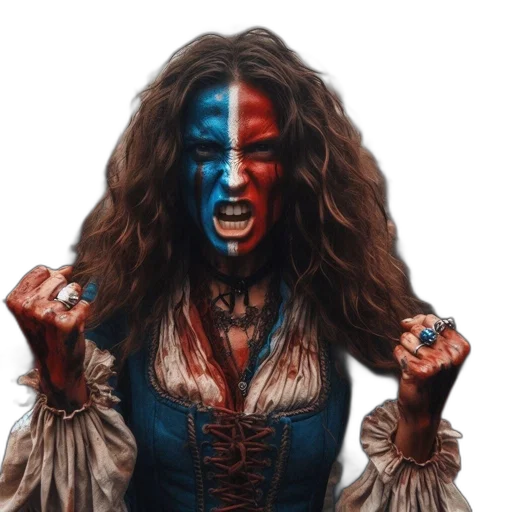 face, fantasy art, comic book art, concept art transparent PNG cut-out