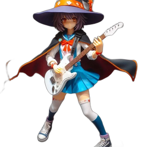 hat, dress, staff, weapon transparent PNG cut-out