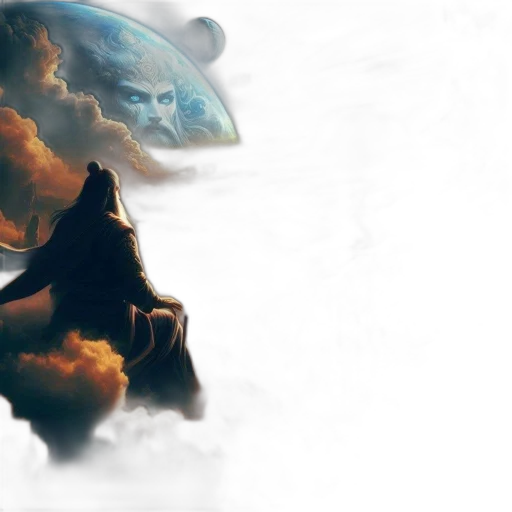 fantasy art, concept art, photorealistic, watercolor transparent PNG cut-out