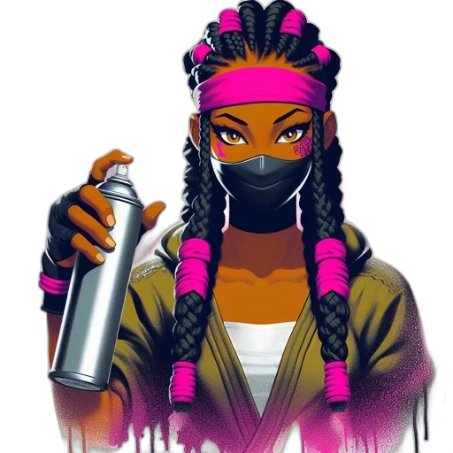 weapon, concept art, cyberpunk, comic book art transparent PNG cut-out
