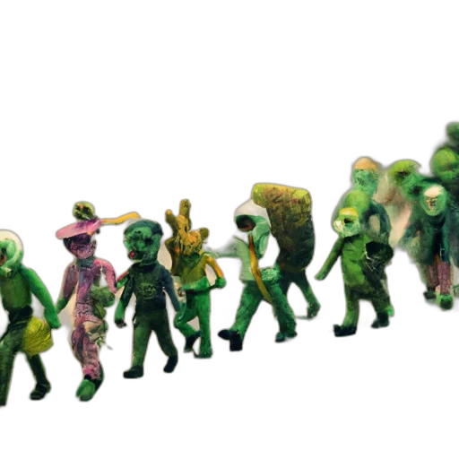 concept art, 3d render, pixel art, outer space transparent PNG cut-out