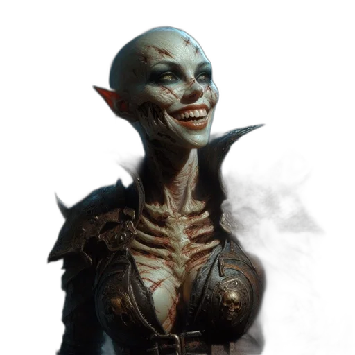 face, creature, mask, staff transparent PNG cut-out