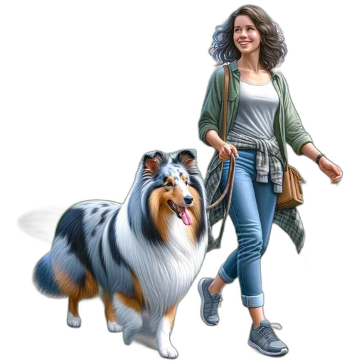 animal, creature, concept art, 3d render transparent PNG cut-out