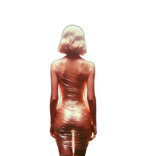 dress, robot, jacket, hair transparent PNG cut-out
