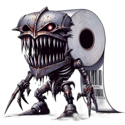 robot, creature, weapon, mask transparent PNG cut-out