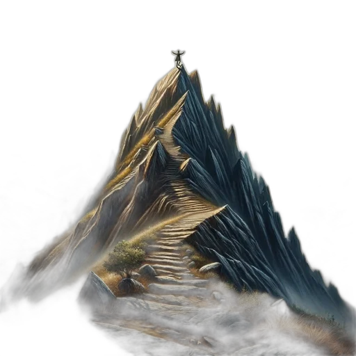 dragon, hair, sword, creature transparent PNG cut-out