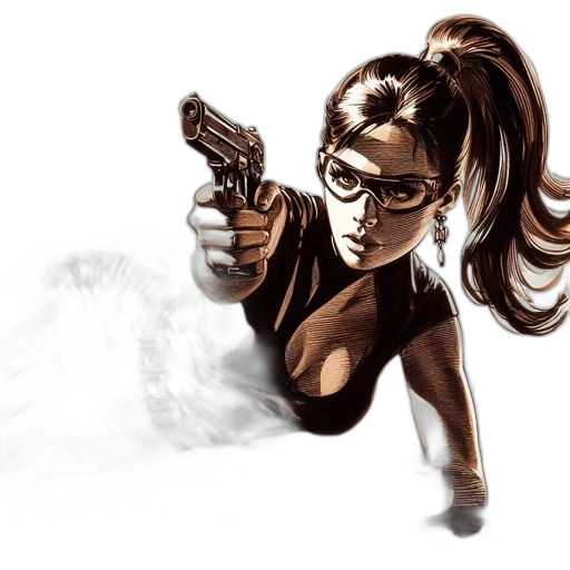 weapon, comic book art, concept art, cartoon transparent PNG cut-out